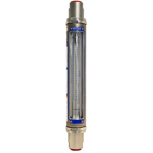 Brooks GT1600 Industrial Glass Tube Variable Area Flow Meter (Rotameter)