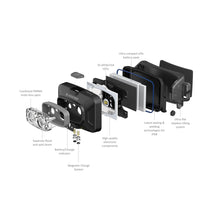 Headlamp Hitam Ledlenser HF4R Core 500lm Isi Ulang IP68 Sorotan & Sinar Spot 72g