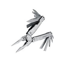 Leatherman Supertool 300 Perkakas Multifungsi Tugas Berat Bilah Baja Tahan Karat 420HC dengan Sarung Kancing Nilon - Kotak