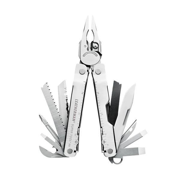 Leatherman Supertool 300 Heavy Duty Multi-Tool 420HC S/S Blades w/Nylon Button Sheath - Box