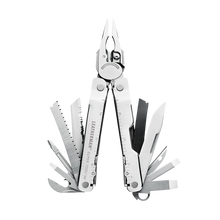 Leatherman Supertool 300 Perkakas Multifungsi Tugas Berat Bilah Baja Tahan Karat 420HC dengan Sarung Kancing Nilon - Kotak