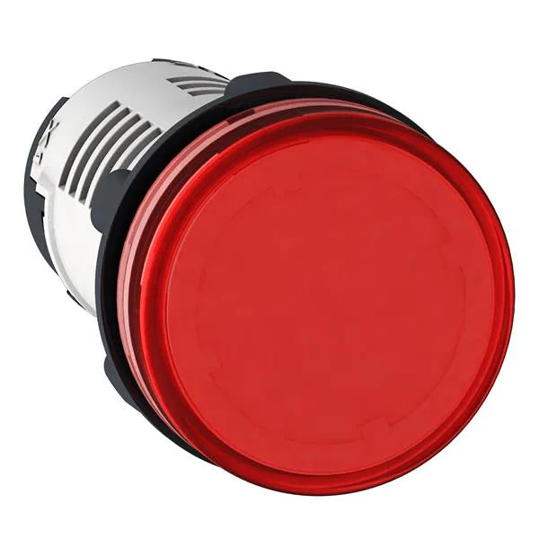 Lampu pilot monolitik, Harmony XB7, plastik, merah, 22mm, LED terintegrasi, 24V AC DC