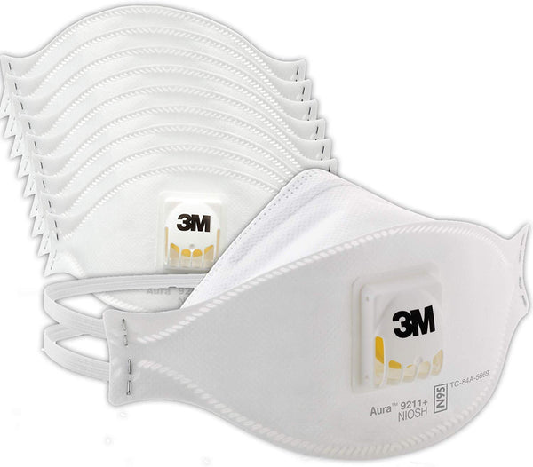 3M™ Aura™ Particulate Respirator 9211+, N95 10 EA/Box