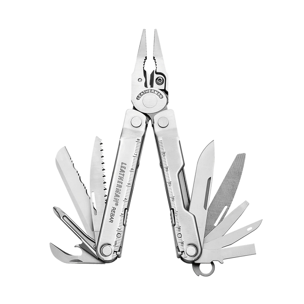 Leatherman Rebar Lightweight Black Oxide Multi-Tool 189g 420HC S/S Blades w/MOLLE Black Sheath -Box