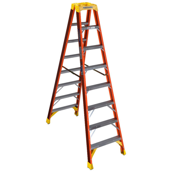 Tangga Lipat Fiberglas Tipe IA 8 Kaki T6208
