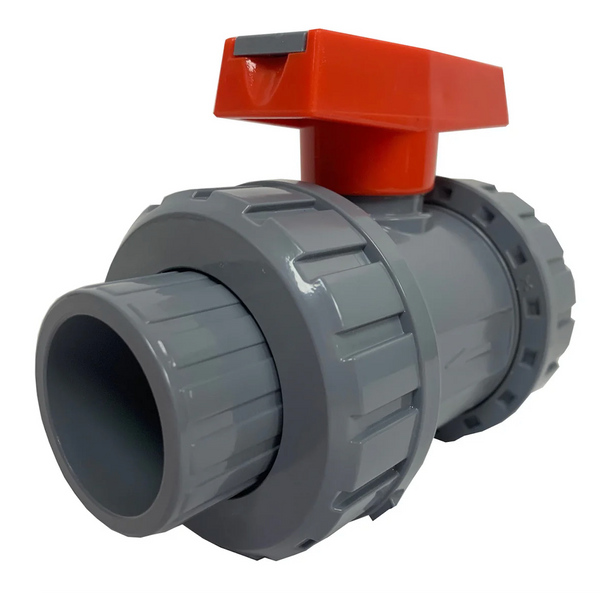 KATUP BOLA TRUE UNION PVC 1-1/2", EPDM [SCH80 SOC]