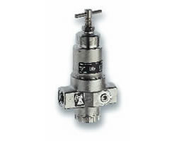 Regulator tekanan umum baja tahan karat Seri R22, 1/2 PTF, 0.4-10 bar, tanpa pengukur