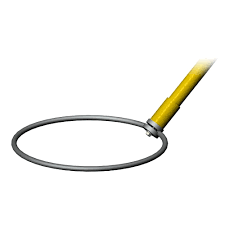 AMETEK Z 917 K 132 Electrode support ring in stainless steel for ignitors ZAEL1 with 3 ceramic insul
