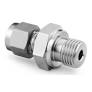 Stainless Steel Swagelok Tube Fitting, Male Connector, 1/2 in. Tube OD x 1/2 in. Male ISO Parallel Thread