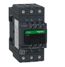 LC1D50AP7 Gambar produk Schneider Electric TeSys Deca-Contactors-Technical Benefits TeSys Deca-Contactors-Range overview + 2 + 2 1 video Kontaktor, TeSys Deca, 3P(3 NO), AC-3/AC-3e, <=400V, 50A, koil 230V AC 50/60Hz, terminal penjepit sekrup