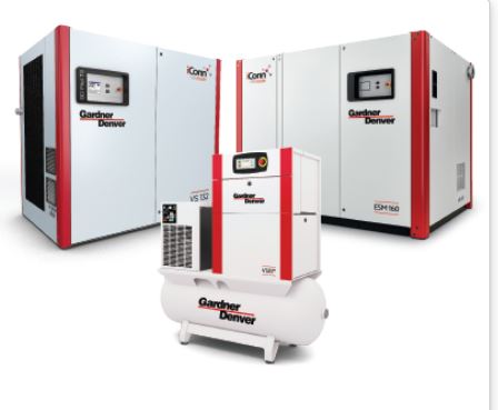 Kompresor Udara Sekrup Putar Bebas Oli 2 Tahap