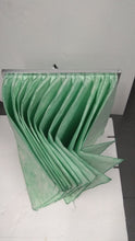 Camfil Hi-Flo M-series Bag Filter  Model: M7, Number of pockets: 12  Size: W592xH592xD640mm with 25mm header  Airflow: 3400cmh, Initial dP: 60Pa  Efficiency: F7 to EN779:2012, ePM1 60% to ISO16890  Frame: Galvanised Steel, Media: Glass Fibre