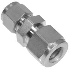 SS-600-6 – Stainless Steel Swagelok Tube Fitting Union, 3/8 in. Tube OD, 316 SS