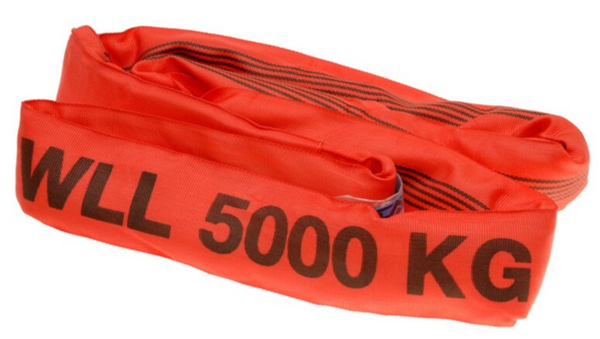 WLL 5MT x 2mtr EWL Polyester Webbing Sling SF 7:1