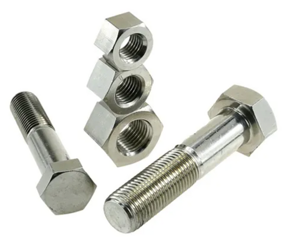 Stud Bolt ASTM A453 660A c/w 2 Heavy Hex Nut ASTM A453 660A Dia 1 3/8 " 8un X 220 MM