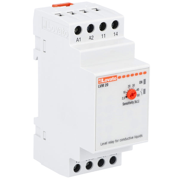 LVM20A240 - Lovato Level Monitoring Relay, SPDT-C/O, DIN Rail