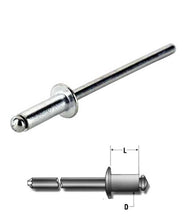 RS PRO Aluminium Blind Rivet, 4mm