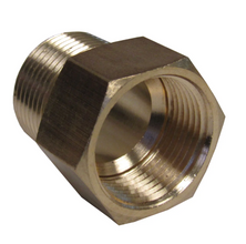 Adaptor Kuningan - NPT Female 1 Inci X BSPP Male 1 Inci dengan Ring Segel