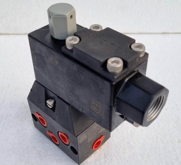 ROTEX 5/2 Way Internal Pilot Operated Single Solenoid Valve Orifice