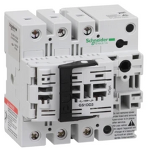 Switch disconnector fuse, TeSys GS, 3P, 3NO, 32A, fuse type NFC, size 10x38mm