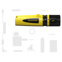 Senter Ledlenser EX7 Aman secara Intrinsik 200lm IP68 Zona Fokus Canggih 0/20