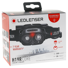 Lampu Kepala Ledlenser H19R Core 3500lm Isi Ulang IP68 Twin Fusion LED Independen Banjir & Sorot