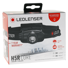 Ledlenser H5R Core 500lm Rechargeable IP67 Stepless Light Dimmer Advanced Focus Headlamp