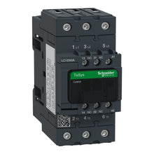LC1D50AP7 Gambar produk Schneider Electric TeSys Deca-Contactors-Technical Benefits TeSys Deca-Contactors-Range overview + 2 + 2 1 video Kontaktor, TeSys Deca, 3P(3 NO), AC-3/AC-3e, <=400V, 50A, koil 230V AC 50/60Hz, terminal penjepit sekrup