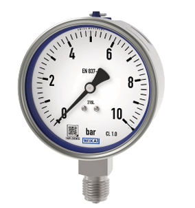 Bourdon Tube Pressure Gauges, Seri Baja Tahan Karat - 233.50-E-BG425Z-GD-UZHZCZZ-ZZZZZZZ