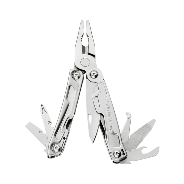 Leatherman REV Lightweight Multi-Tool 168gm 420HC S/S Blade w/Clip - Silver - Box