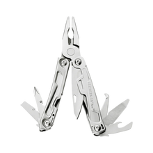 Leatherman REV Multi-Tool Ringan 168g Bilah S/S 420HC dengan Klip - Perak - Kotak