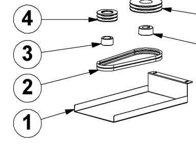 854DC Spare Part - E00621 Belt 60Hz