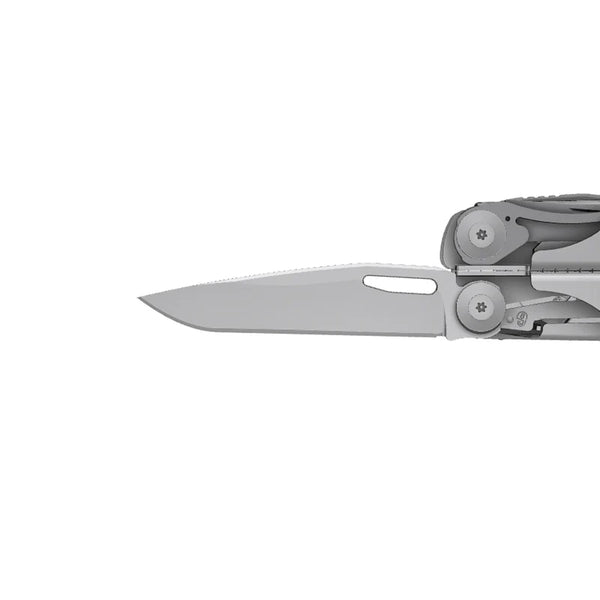 Leatherman Surge Multi-Alat Tugas Berat Hitam Oksida 420HC S/S Bilah x2 dengan Sarung MOLLE Hitam - Dalam Kotak
