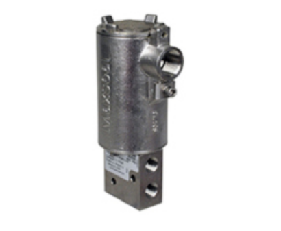 Maxseal ICO3 24Vdc direct acting 3/2 NC stainless steel 1/4" NPT ported valve