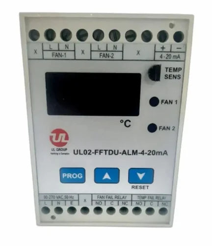 UL02-FFTDU-ALM-4-20M: Fan Failure & Temp. Detection Unit 4–20 mA Output